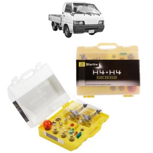 Kit trusa Set becuri H4 compatibila cu MITSUBISHI L 300 III Platform/Chassis (P1_T ) din 1994-2000, bec far, semnalizare , pozitie, iluminare numar, frana, plafoniera, stop frana
