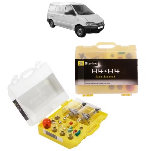Kit trusa Set becuri H4 compatibila cu NISSAN VANETTE CARGO Van (HC 23) din 1994-2002, bec far, semnalizare , pozitie, iluminare numar, frana, plafoniera, stop frana