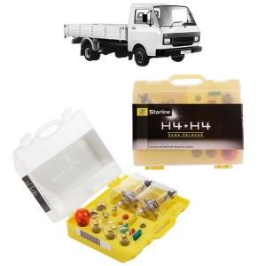 Kit trusa Set becuri H4 compatibila cu Volkswagen LT 40-55 I Platform/Chassis (293-909) din 1975-1996, bec far, semnalizare , pozitie, iluminare numar, frana, plafoniera, stop frana