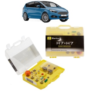 Kit trusa Set becuri H7 compatibila cu FORD GALAXY III (CK) din 2015-2021, bec far, semnalizare , pozitie, iluminare numar, frana, plafoniera, stop frana