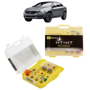 Kit trusa Set becuri H7 compatibila cu VOLVO S60 II Cross Country (134) din 2015-2018, bec far, semnalizare , pozitie, iluminare numar, frana, plafoniera, stop frana