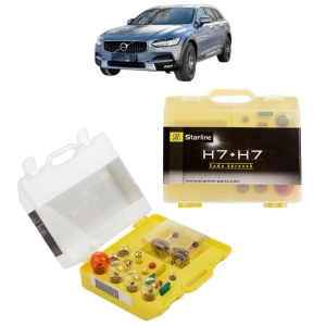 Kit trusa Set becuri H7 compatibila cu VOLVO V90 II Cross Country (236) din 2016-2022, bec far, semnalizare , pozitie, iluminare numar, frana, plafoniera, stop frana