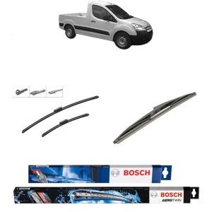 Set 3 stergatoare CITROEN BERLINGO Platform/Chassis (B9) din 2008-2021, Bosch Aerotwin Multi, din cauciuc siliconat rezistent