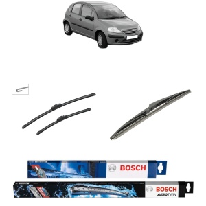 Set 3 stergatoare CITROEN C3 I (FC_, FN_) din 2002-2012, Bosch Aerotwin Retrofit, din cauciuc siliconat rezistent