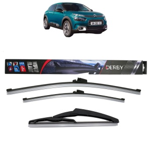 Set 3 stergatoare CITROEN C4 CACTUS Van (0B_, 0P_) din 2019, Derby, din cauciuc siliconat rezistent