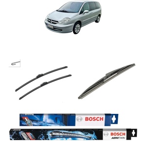 Set 3 stergatoare CITROEN C8 Van (EA_, EB_) din 2003-2011, Bosch Aerotwin Retrofit, din cauciuc siliconat rezistent