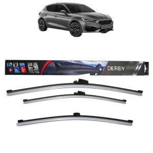 Set 3 stergatoare CUPRA LEON (KL1, KU1, KUG) din 2020-2024, Derby, din cauciuc siliconat rezistent