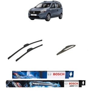 Set 3 stergatoare DACIA DOKKER Box Body/MPV din 2012-2021, Bosch Aerotwin Retrofit, din cauciuc siliconat rezistent