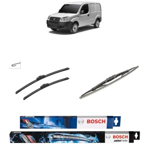 Set 3 stergatoare FIAT DOBLO Box Body/MPV (223_) din 2001-2010, Bosch Aerotwin Retrofit, din cauciuc siliconat rezistent