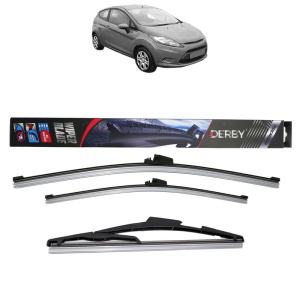 Set 3 stergatoare FORD FIESTA VI (CB1, CCN) din 2008-2018, Derby, din cauciuc siliconat rezistent