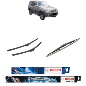 Set 3 stergatoare HYUNDAI TERRACAN (HP) din 2001-2006, Bosch Aerotwin Retrofit, din cauciuc siliconat rezistent