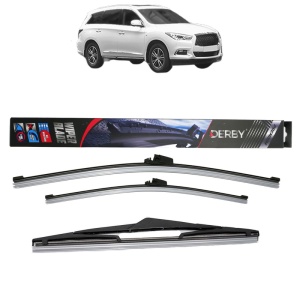 Set 3 stergatoare INFINITI QX60 din 2012-2013, Derby, din cauciuc siliconat rezistent