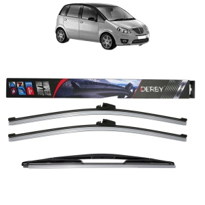 Set 3 stergatoare LANCIA MUSA (350_) din 2004-2012, Derby, din cauciuc siliconat rezistent