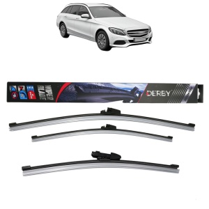 Set 3 stergatoare MERCEDES-BENZ C-CLASS T-Model (S205) din 2014-2021, Derby, din cauciuc siliconat rezistent