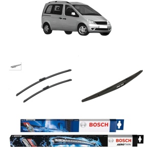 Set 3 stergatoare MERCEDES-BENZ VANEO (414) din 2002-2005, Bosch Aerotwin, din cauciuc siliconat rezistent