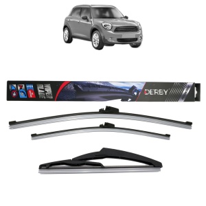 Set 3 stergatoare MINI MINI COUNTRYMAN (R60) din 2010-2016, Derby, din cauciuc siliconat rezistent