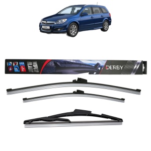 Set 3 stergatoare OPEL ASTRA H CLASSIC Estate (A04) din 2006-2014, Derby, din cauciuc siliconat rezistent
