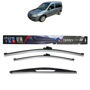 Set 3 stergatoare OPEL COMBO Tour din 2001-2011, Derby, din cauciuc siliconat rezistent
