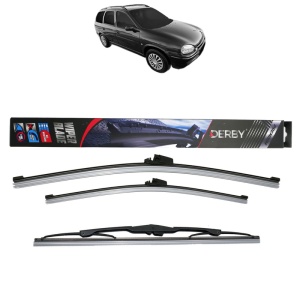 Set 3 stergatoare OPEL CORSA B Estate (S93) din 1999-2002, Derby, din cauciuc siliconat rezistent