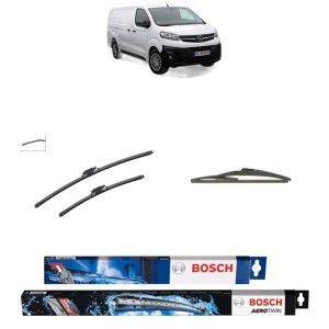 Set 3 stergatoare OPEL VIVARO C Platform Cabin (K0) din 2020-2025, Bosch Aerotwin, din cauciuc siliconat rezistent