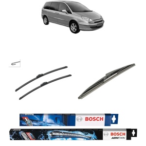 Set 3 stergatoare PEUGEOT 807 Van (EB_) din 2004-2010, Bosch Aerotwin Retrofit, din cauciuc siliconat rezistent