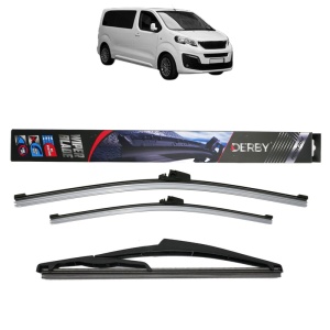 Set 3 stergatoare PEUGEOT TRAVELLER Bus (V_) din 2016-2025, Derby, din cauciuc siliconat rezistent