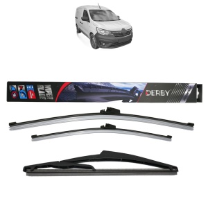 Set 3 stergatoare RENAULT EXPRESS Box Body/MPV din 2021, Derby, din cauciuc siliconat rezistent