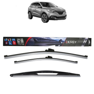 Set 3 stergatoare RENAULT KADJAR (HA_, HL_) din 2015-2021, Derby, din cauciuc siliconat rezistent