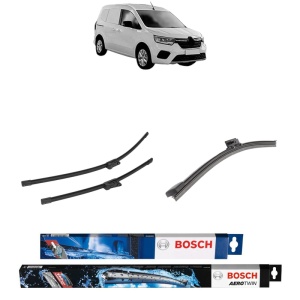 Set 3 stergatoare RENAULT KANGOO III MPV din 2021-2022, Bosch Aerotwin, din cauciuc siliconat rezistent