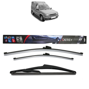 Set 3 stergatoare RENAULT RAPID Box Body/MPV (F40_, G40_) din 1985-1998, Derby, din cauciuc siliconat rezistent