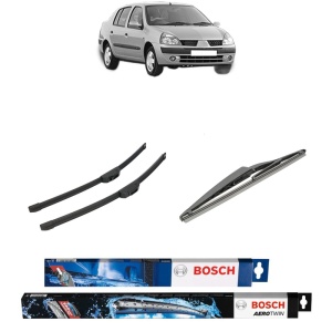 Set 3 stergatoare RENAULT THALIA I (LB_) din 1998-2009, Bosch Aerotwin Retrofit, din cauciuc siliconat rezistent