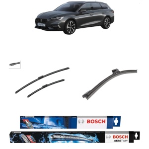 Set 3 stergatoare SEAT LEON Sportstourer (KL8, KLD) din 2020-2021, Bosch Aerotwin, din cauciuc siliconat rezistent