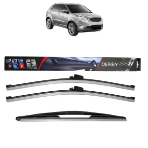 Set 3 stergatoare SSANGYONG KORANDO (CK) din 2010-2015, Derby, din cauciuc siliconat rezistent