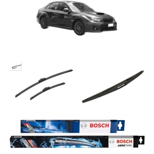 Set 3 stergatoare SUBARU WRX Saloon (GJ) din 2013-2014, Bosch Aerotwin Retrofit, din cauciuc siliconat rezistent