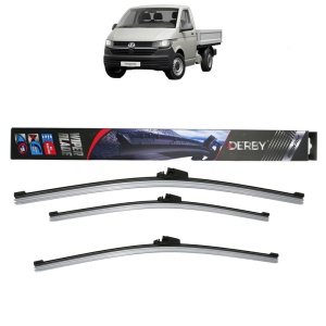 Set 3 stergatoare VOLKSWAGEN TRANSPORTER T5 Platform/Chassis (7JD, 7JE, 7JL, 7JY, 7JZ, 7F din 2003-2015, Derby, din cauciuc siliconat rezistent - Img 1