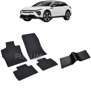 Set 5 covorase auto CITROEN C5X din 2022 -2026, cu covoras tunel median, Caroserie SUV