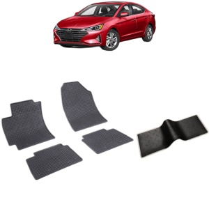 Set 5 covorase auto HYUNDAI ELANTRA VI din 03.2016 - 12.2020, cu covoras tunel median, Caroserie SEDAN