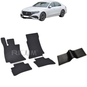 Set 5 covorase auto MERCEDES E-CLASS W214 din 05.2023 - 2026, cu covoras tunel median, Caroserie SEDAN