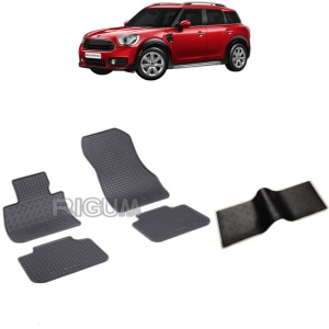 Set 5 covorase auto MINI COUNTRYMAN II din 02.2017 - 10.2023, cu covoras tunel median, Caroserie SUV