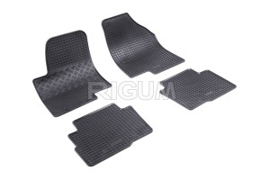 Set 5 covorase auto OPEL COMBO D din 2012 - 12.2017, cu covoras tunel median, Caroserie VAN 5 LOCURI - Img 2