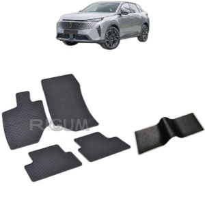 Set 5 covorase auto PEUGEOT 3008 MHEV FABRICATIE 2024 - 2026, cu covoras tunel median, Caroserie SUV