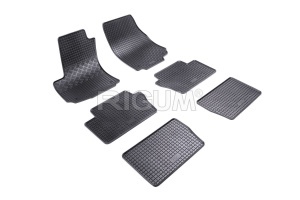 Set 5 covorase auto RENAULT TALISMAN din 05.2016 - 12.2022, cu covoras tunel median, Caroserie COMBI - Img 2