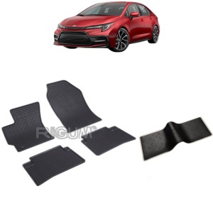 Set 5 covorase auto TOYOTA COROLLA XII E210 din 02.2019 - 2026, cu covoras tunel median, Caroserie HATCHBACK