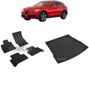 Set Covorase Auto Si Tavita Portbagaj ALFA ROMEO STELVIO din 01.2017 - 2026, caroserie suv,
