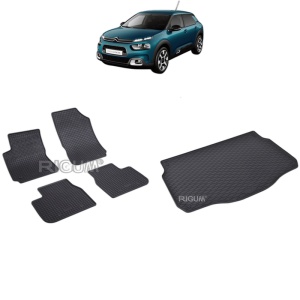 Set Covorase Auto Si Tavita Portbagaj CITROEN C4 CACTUS I din 08.2014 - 03.2018, caroserie suv,