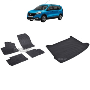 Set Covorase Auto Si Tavita Portbagaj DACIA LODGY din 07.2012 - 10.2022, caroserie combi, 5 LOCURI