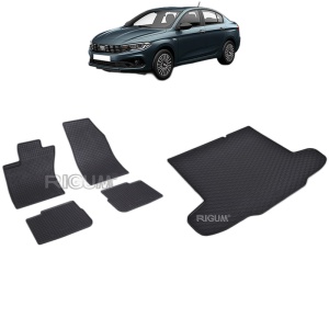 Set Covorase Auto Si Tavita Portbagaj FIAT TIPO din 01.2016 - 2026, caroserie sedan,