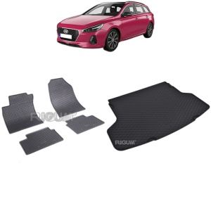 Set Covorase Auto Si Tavita Portbagaj HYUNDAI I30 III FACELIFT din 02.2020 - 2026, caroserie combi, PORTBAGAJ INFERIOR