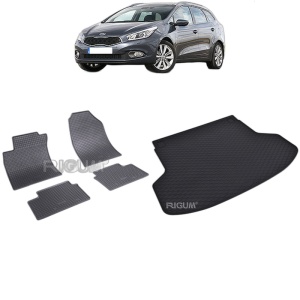 Set Covorase Auto Si Tavita Portbagaj KIA CEED III din 09.2018 - 2026, caroserie combi,