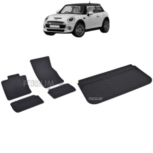 Set Covorase Auto Si Tavita Portbagaj MINI COOPER SE din 03.2020 - 02.2024, caroserie hatchback, 3 USI, PORTBAGAJ INFERIOR SI SUPERIOR